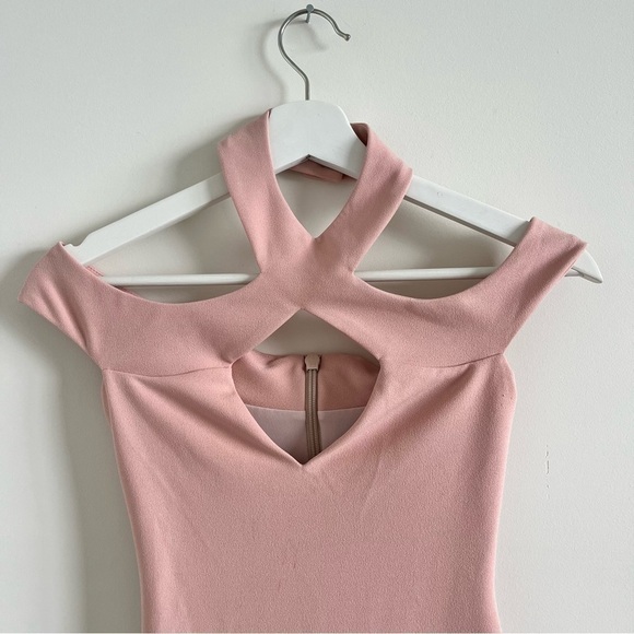 Nookie Hollywood Midi Blush Pink Dress with Cutouts XS NWT - Picture 3 of 6